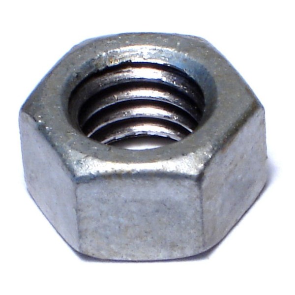 Midwest Fastener Hex Nut, 3/8"-16, Steel, Hot Dipped Galvanized, 30 PK 35423